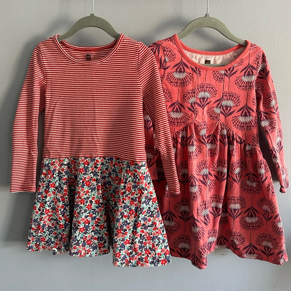 Pair of Tea Collection play dresses